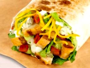 1 burrito (265 g) Cantina Power Burrito - Chicken