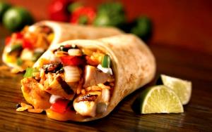 1 burrito (283 g) Chicken Burritos