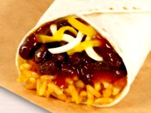 1 burrito (284 g) Black Bean & Jack Cheese Burrito