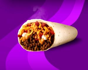 1 burrito (303 g) Volcano Burrito