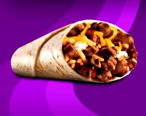 1 burrito (339 g) Triple Steak Burrito