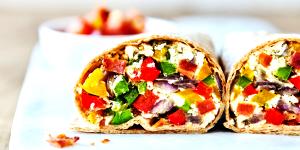 1 burrito (405 g) Western BoBurrito with Egg Whites