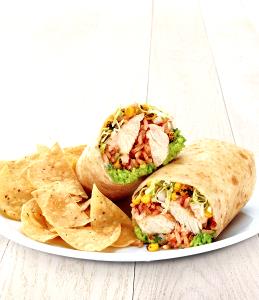 1 burrito (451 g) Baja Burrito - Mahi Mahi
