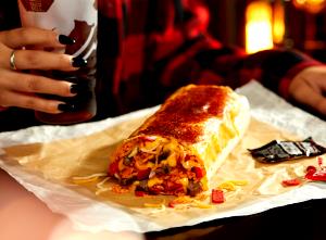 1 burrito (519 g) Double Smothered Double Queso Burrito - Steak