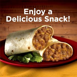 1 burrito (563 g) Bare Veggie and Cheese Burrito