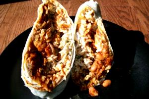 1 burrito Ancho Chile BBQ Burrito