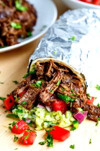 1 burrito Barbacoa Burrito