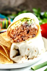 1 burrito Bean, Rice & Cheese