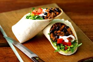 1 burrito Cheesy Beef Burritos