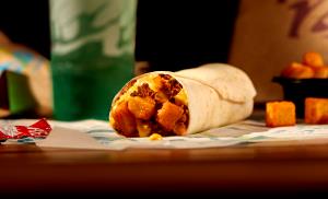 1 burrito Cheesy Potato Burrito
