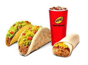 1 burrito Crispy Taco