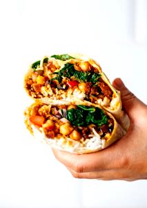 1 Burrito Curry Veggies Burrito