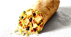 1 burrito Flour Tortilla Triple Lindy Burrito - Fish (Junior)