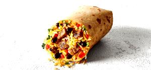 1 burrito Flour Tortilla Triple Lindy Burrito - Pork (Junior)