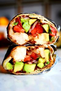 1 burrito Grilled Smoked Chicken Burrito
