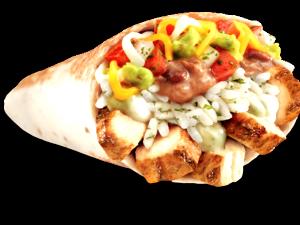 1 Burrito Grilled Stuft Burrito - Chicken