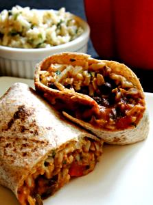 1 Burrito Mediterranean Veggies Burrito