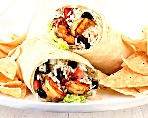 1 burrito Shrimp Burrito