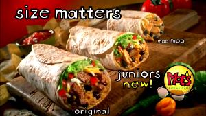 1 burrito Streaker Joey Burrito - Steak (Junior)