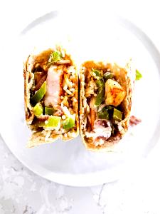 1 Burrito Teriyaki Prawns Burrito