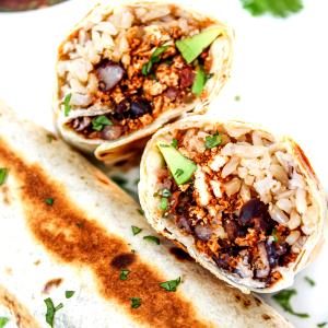 1 Burrito Teriyaki Smoked Tofu Burrito