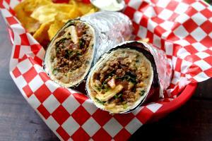 1 Burrito Texas Style Beef Burrito