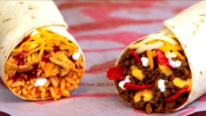 1 burrito Three Cheese Nacho Grande Burrito
