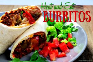 1 burrito Whole Grain Tortilla Triple Lindy Burrito - No Meat (Junior)