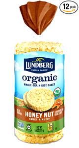 1 cake (21 g) Honey Nut Organic Rice Cake