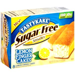 1 cake (32 g) Sensables Sugar Free Orange Finger Cakes