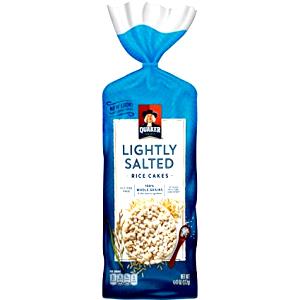 1 cake (9 g) Rice Cakes - Lightly Salted