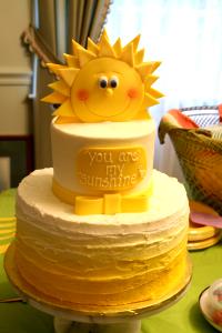 1 cake Buttery Sunshine Cakes