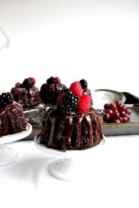 1 cake Chocolate Baby Bundt Cake