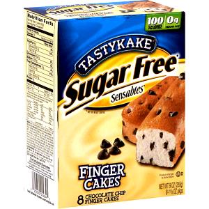 1 cake Sensables Sugar Free Chocolate Chip Finger Cakes