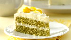 1 Cake Sweet Green Tea Organic Rice Cakes - With Lemon