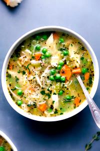 1 Can (10.5 Oz), Prepared To Directions Chicken Rice Soup