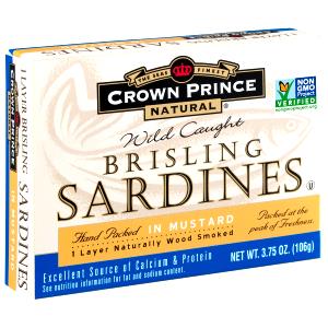 1 can (106 g) Brisling Sardines in Mustard