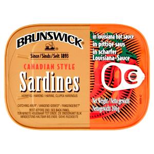 1 can (106 g) Sardines in Louisiana Hot Sauce