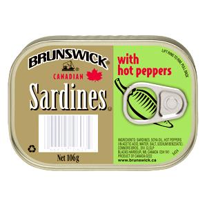 1 can (106 g) Sardines with Hot Peppers