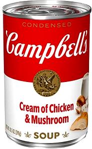 1 Can (10.75 Oz) Chicken Mushroom Soup (Canned, Condensed)