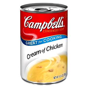 1 Can (10.75 Oz) Cream Of Chicken Soup (Canned, Condensed)