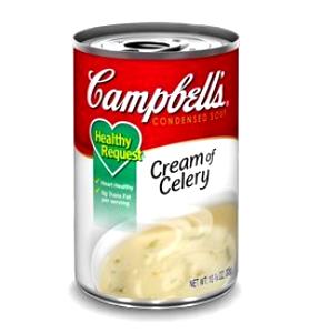 1 Can (10.75 Oz), Prepared Cream Of Celery Soup (with Equal Volume Milk, Canned)