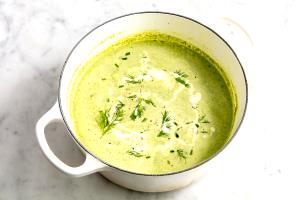 1 Can (10.75 Oz), Prepared To Directions Cream of Asparagus Soup (Prepared with Water)