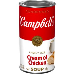 1 Can (10.75 Oz), Prepared To Directions Cream of Chicken or Turkey Soup (with Water)