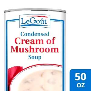 1 Can (10.75 Oz), Prepared To Directions Cream of Mushroom Soup (Prepared with Water)
