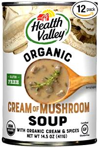 1 Can (10.75 Oz), Prepared To Directions Mushroom Soup with Meat Broth (Prepared with Water)