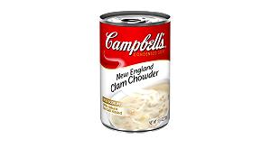1 Can (10.75 Oz), Prepared To Directions New England Clam Chowder