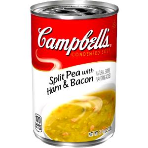 1 Can (10.75 Oz), Prepared To Directions Split Pea and Ham Soup