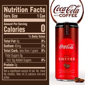1 Can 12 Fl Oz Cola or Pepper Soda (with Caffeine, with Aspartame)