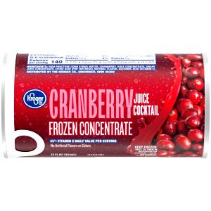 1 Can (12 Fl Oz) Cranberry Juice Cocktail (Frozen Concentrate)